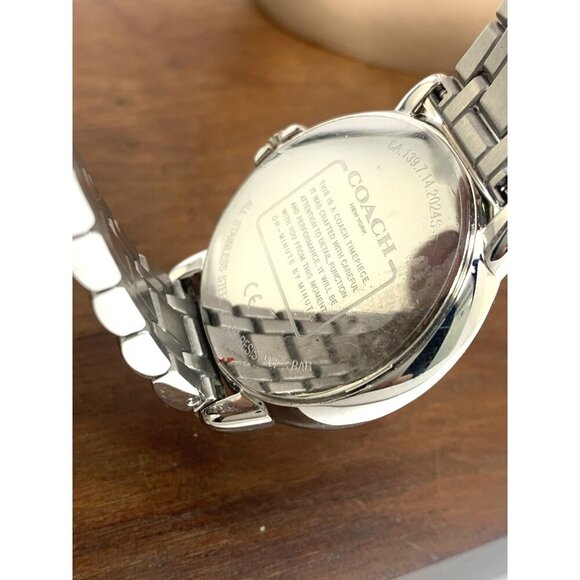 Coach Womens Watch 14503808 Arden Quartz Gemmed Silver Dial Stainless Steel 36mm main image 12